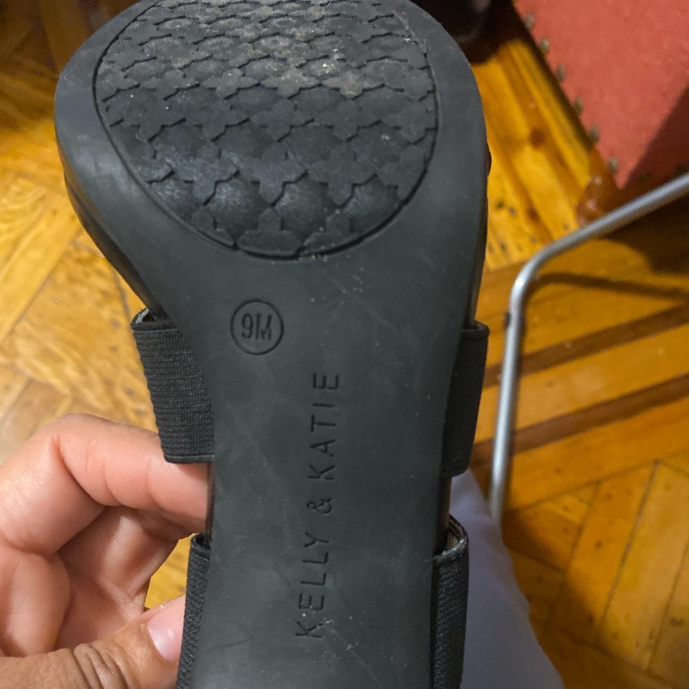 Black heel sexy sandal